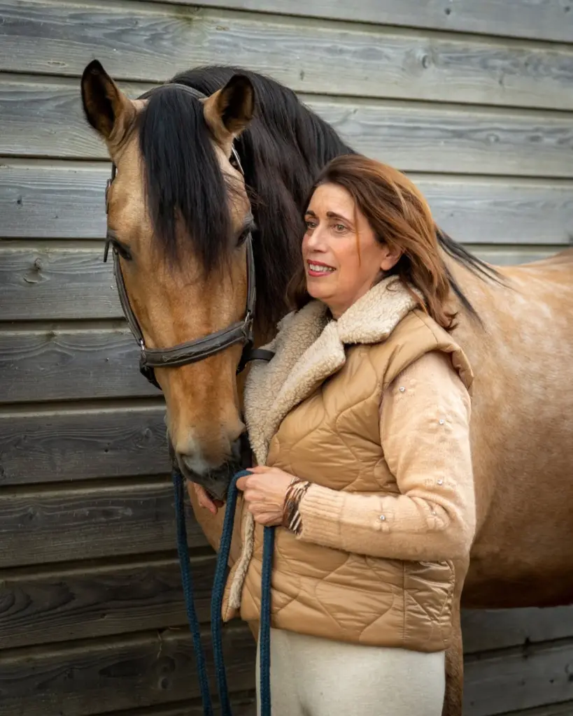 Marli Hommel with her horse